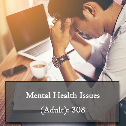 Mental Health Issues (Adult): 308