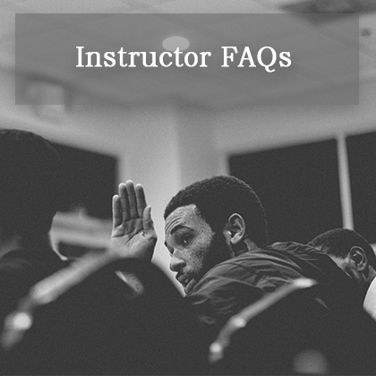 Instructor FAQs