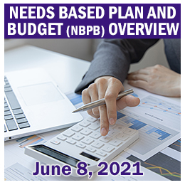 Needs Based Plan and Budget (NBPB) Overview - June 8 2021