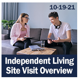 Select to open Independent Living Site Visit Overview webinar